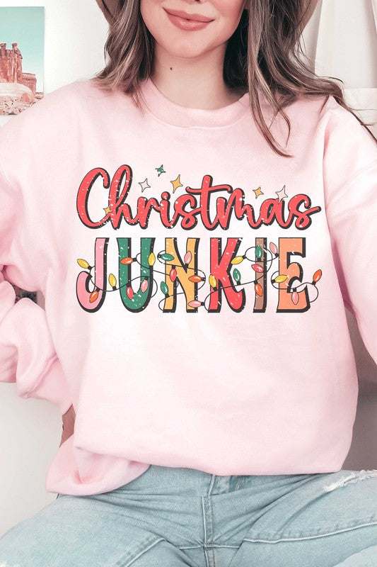 CHRISTMAS JUNKIE Graphic Sweatshirt